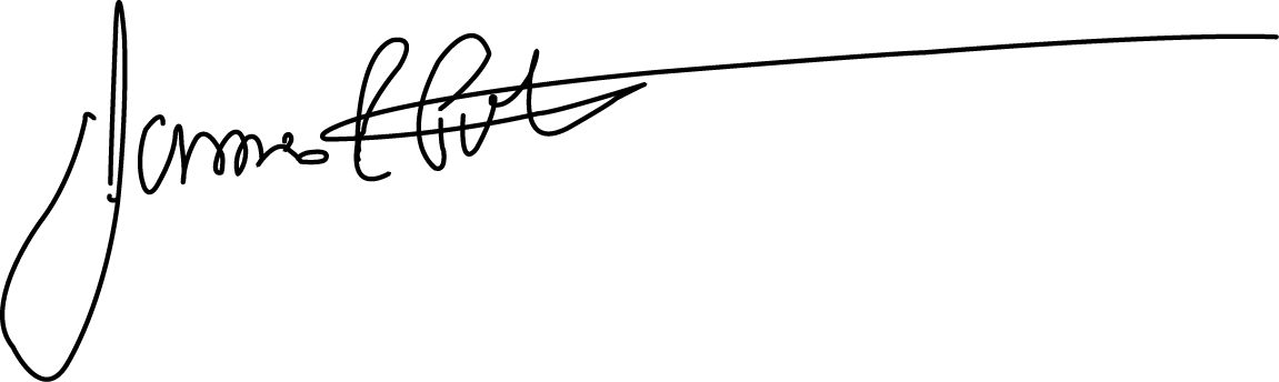 James R Potts signature